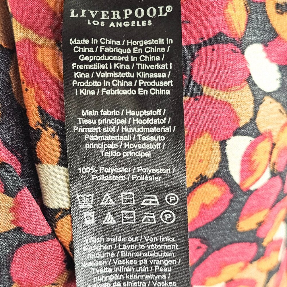 Liverpool Autumn Petals Puff Sleeve Blouse - Picture 10 of 10